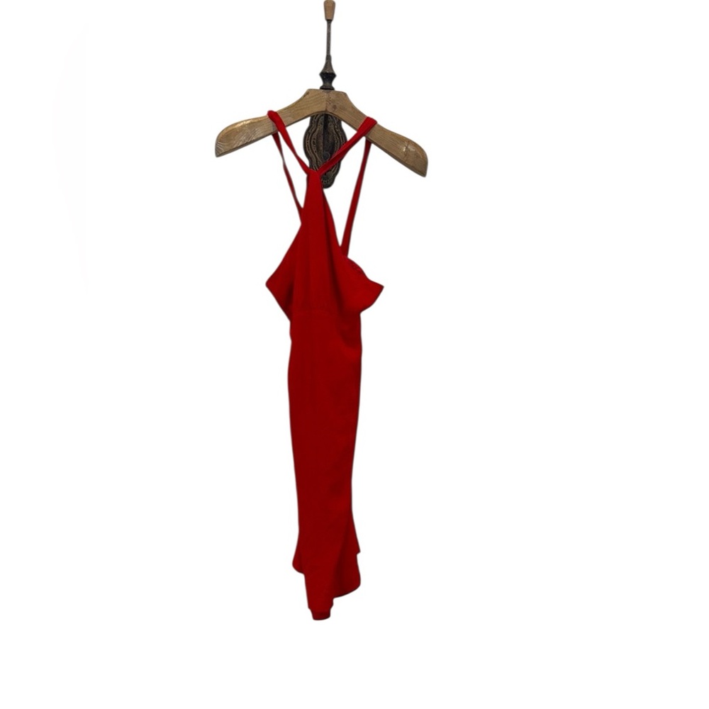 Guess by Marciano Red Halter Bodycon Dress
